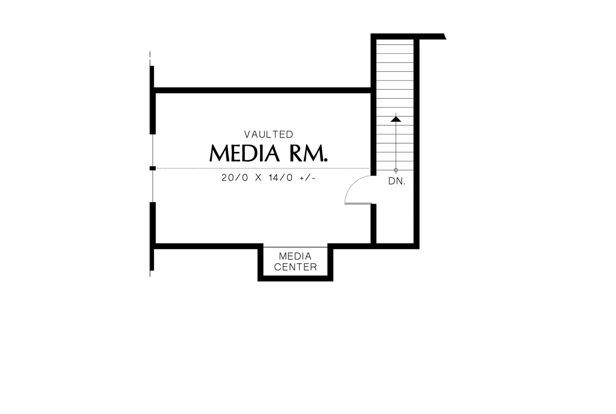 Upper Floor Plan image for Mascord Reyes-Wide Central Hall Leads to Sitting Area-Upper Floor Plan