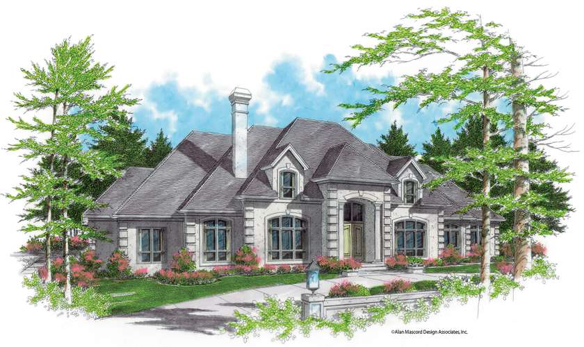 Mascord House Plan 2413B: The Wellington