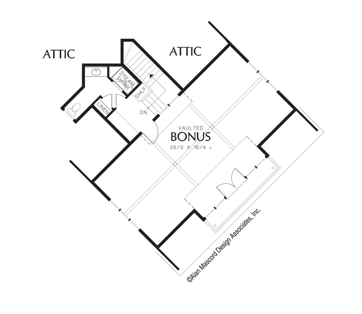 Upper Floor Plan image for Mascord Ackland-Almost 9000 Square Feet of Luxury-Upper Floor Plan