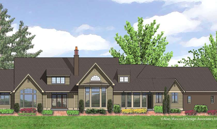 Mascord House Plan 2448: The Glendale