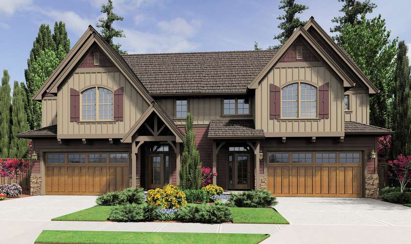 Mascord House Plan 4039: The Normandy