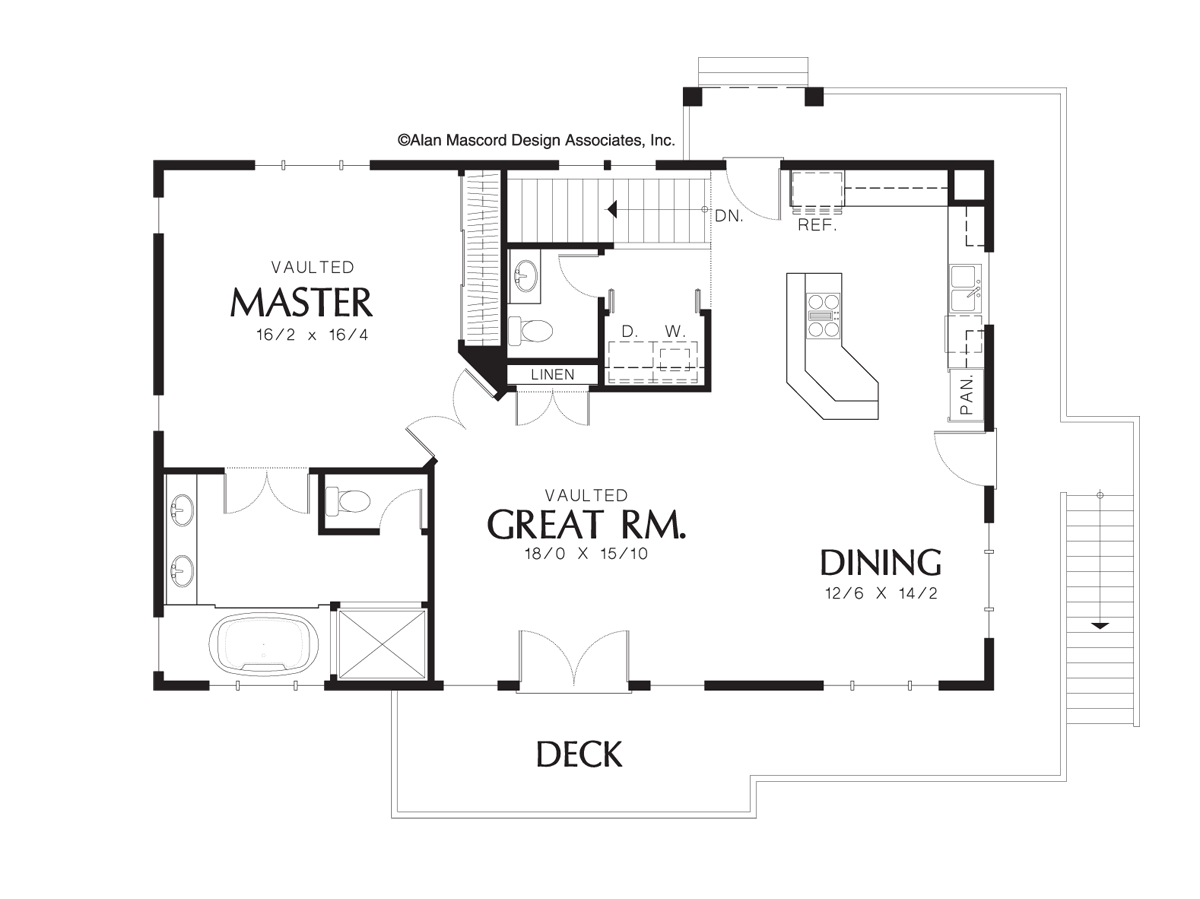 House plan 4 bedrooms, 3.5 bathrooms, garage, 3884 | Drummond House Plans