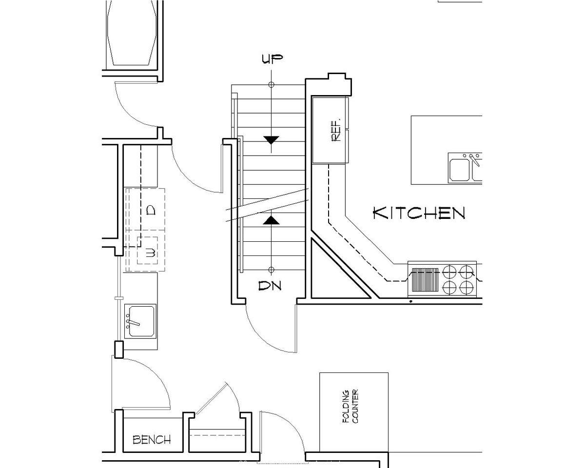 Basement Stair Location for Mascord House Plan B2459