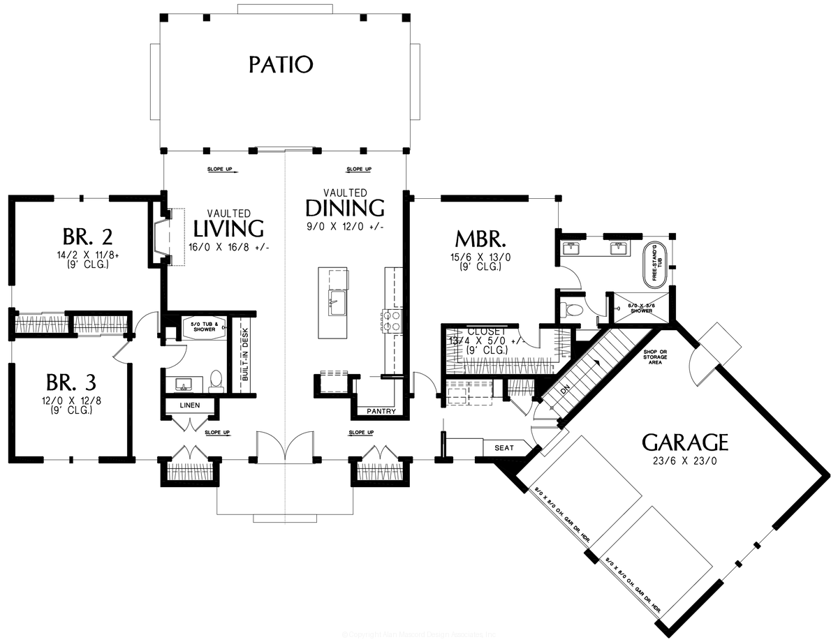 Main Floor Plan image for Mascord --Main Floor Plan