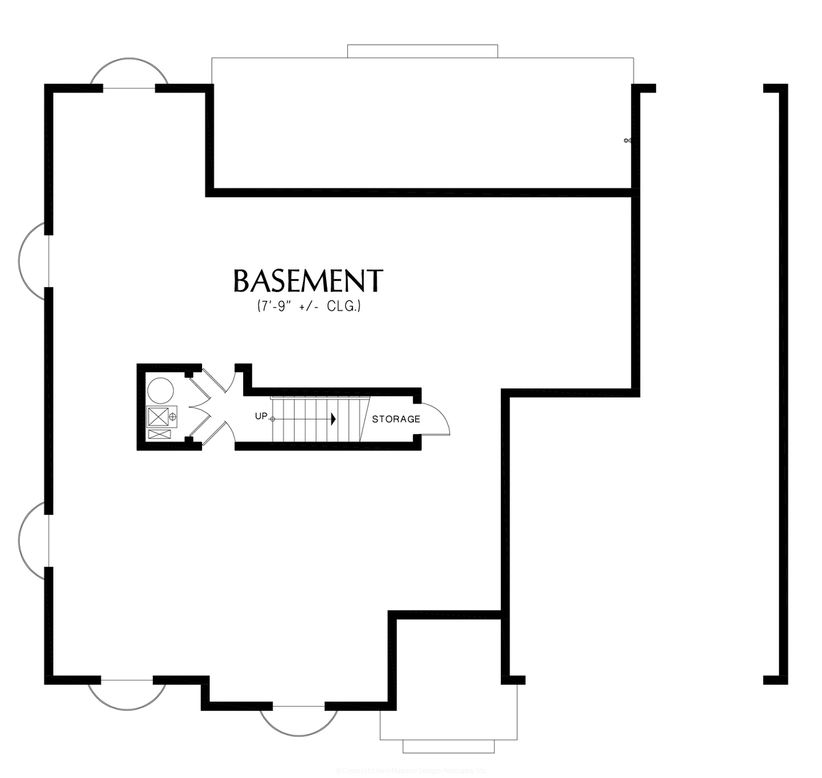Lower Floor Plan image for Mascord --Lower Floor Plan