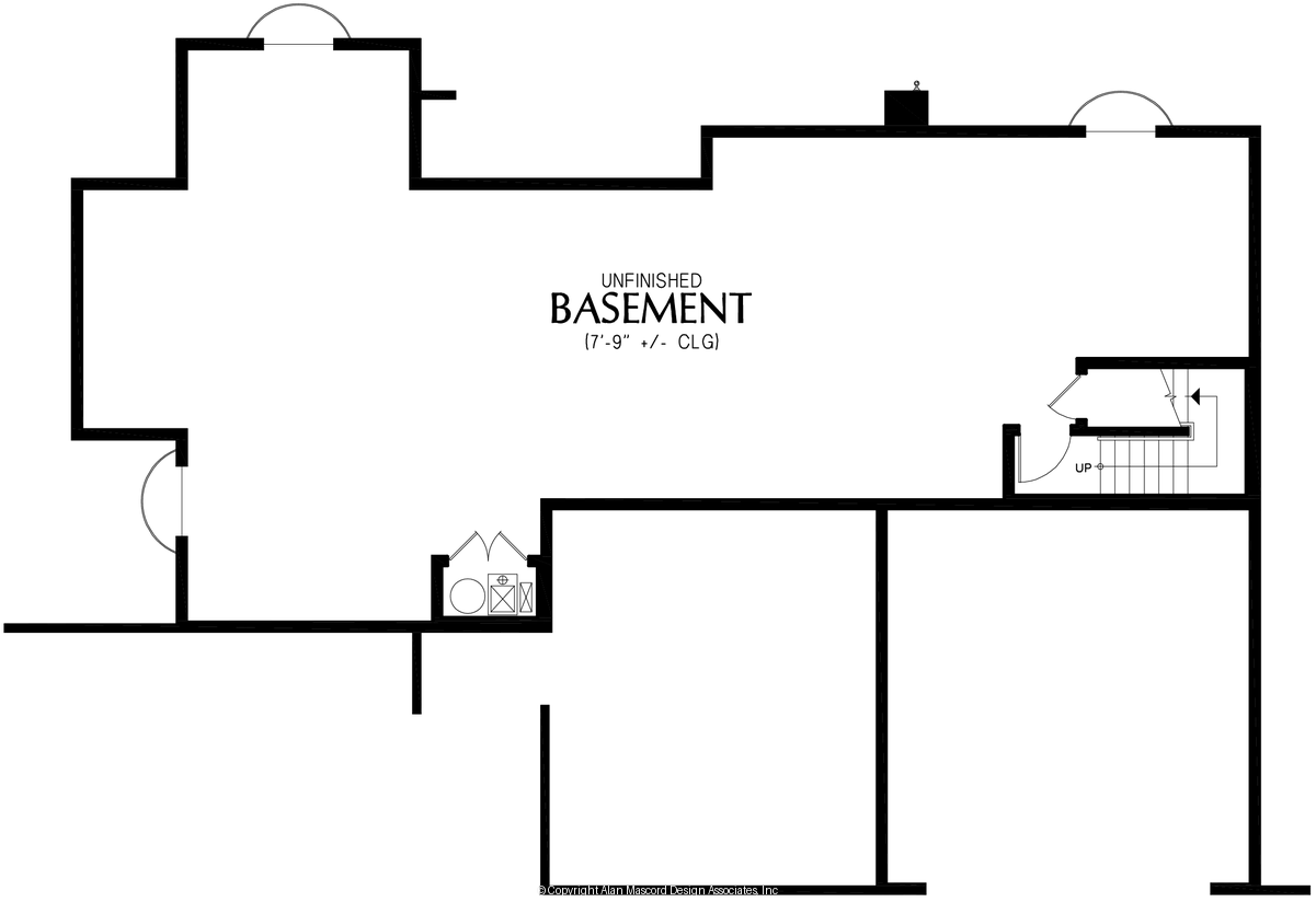 Lower Floor Plan image for Mascord --Lower Floor Plan
