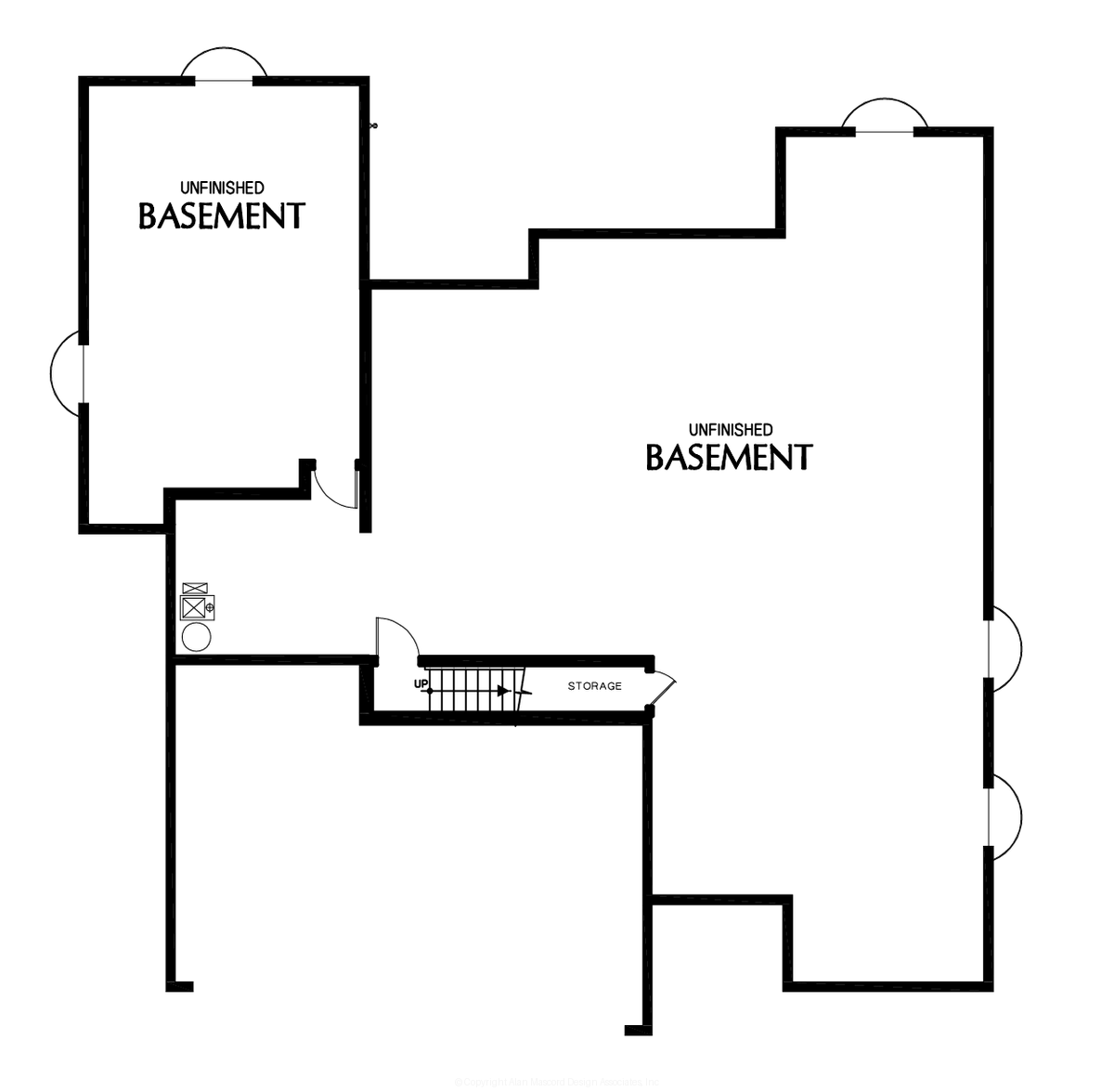 Lower Floor Plan image for Mascord --Lower Floor Plan