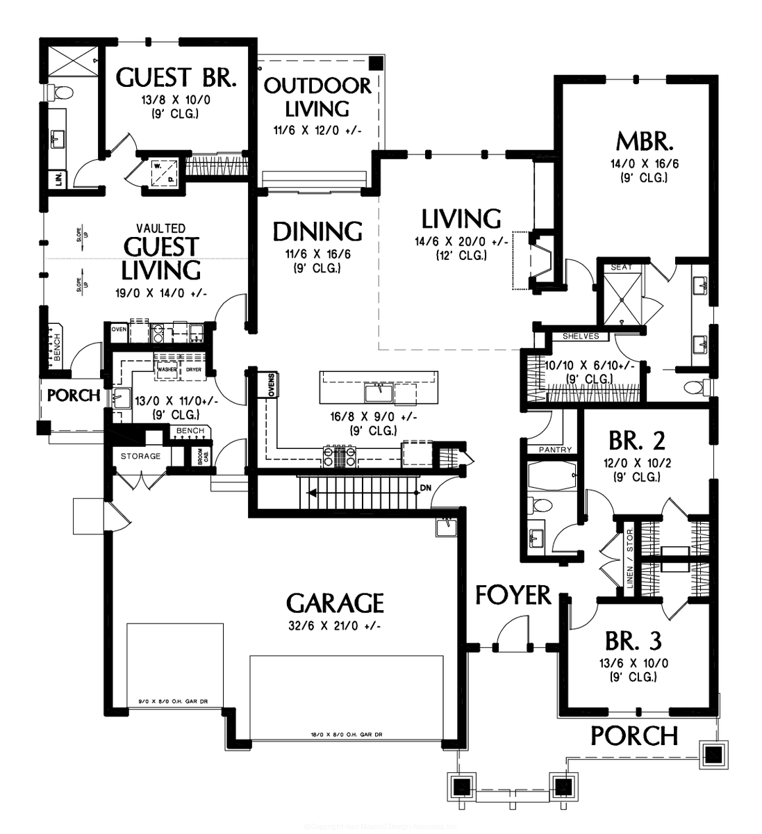 Main Floor Plan image for Mascord --Main Floor Plan
