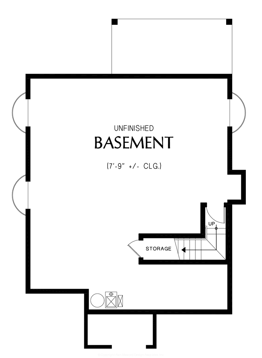 Lower Floor Plan image for Mascord --Lower Floor Plan