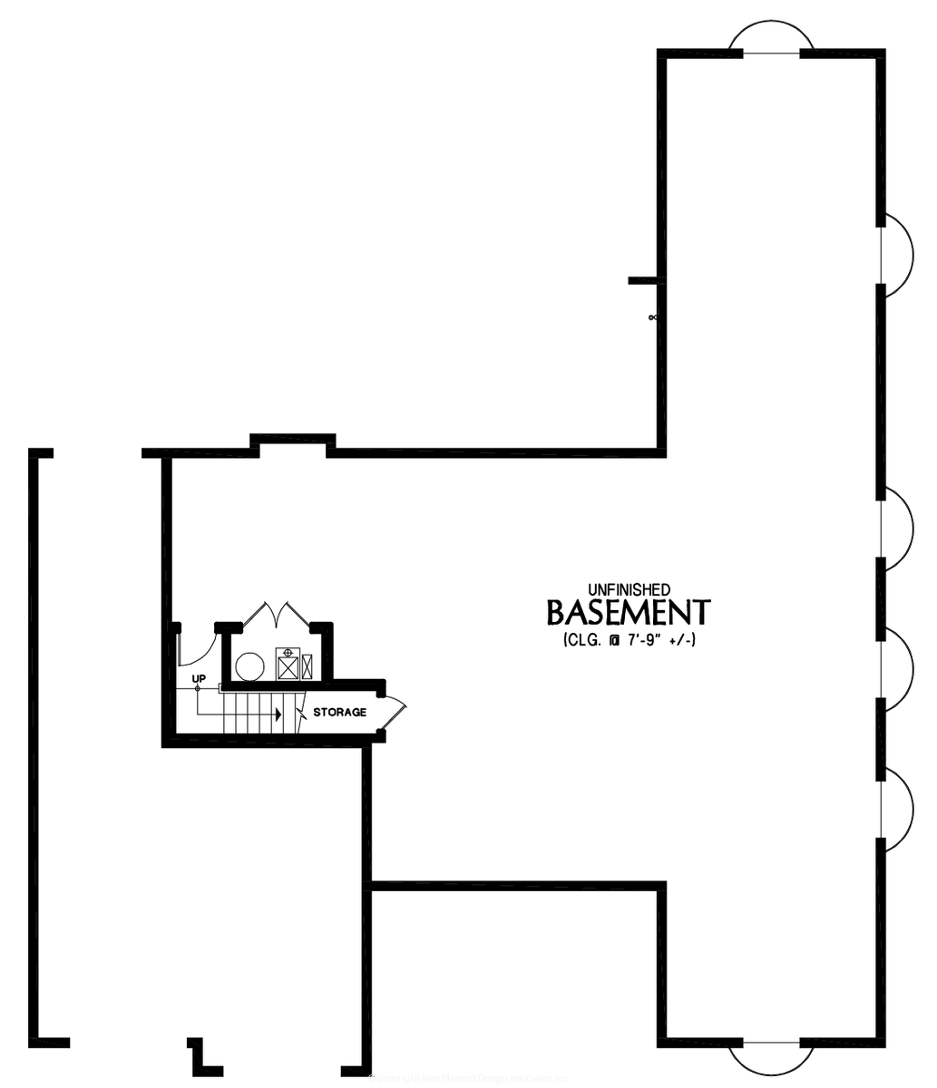 Lower Floor Plan image for Mascord --Lower Floor Plan