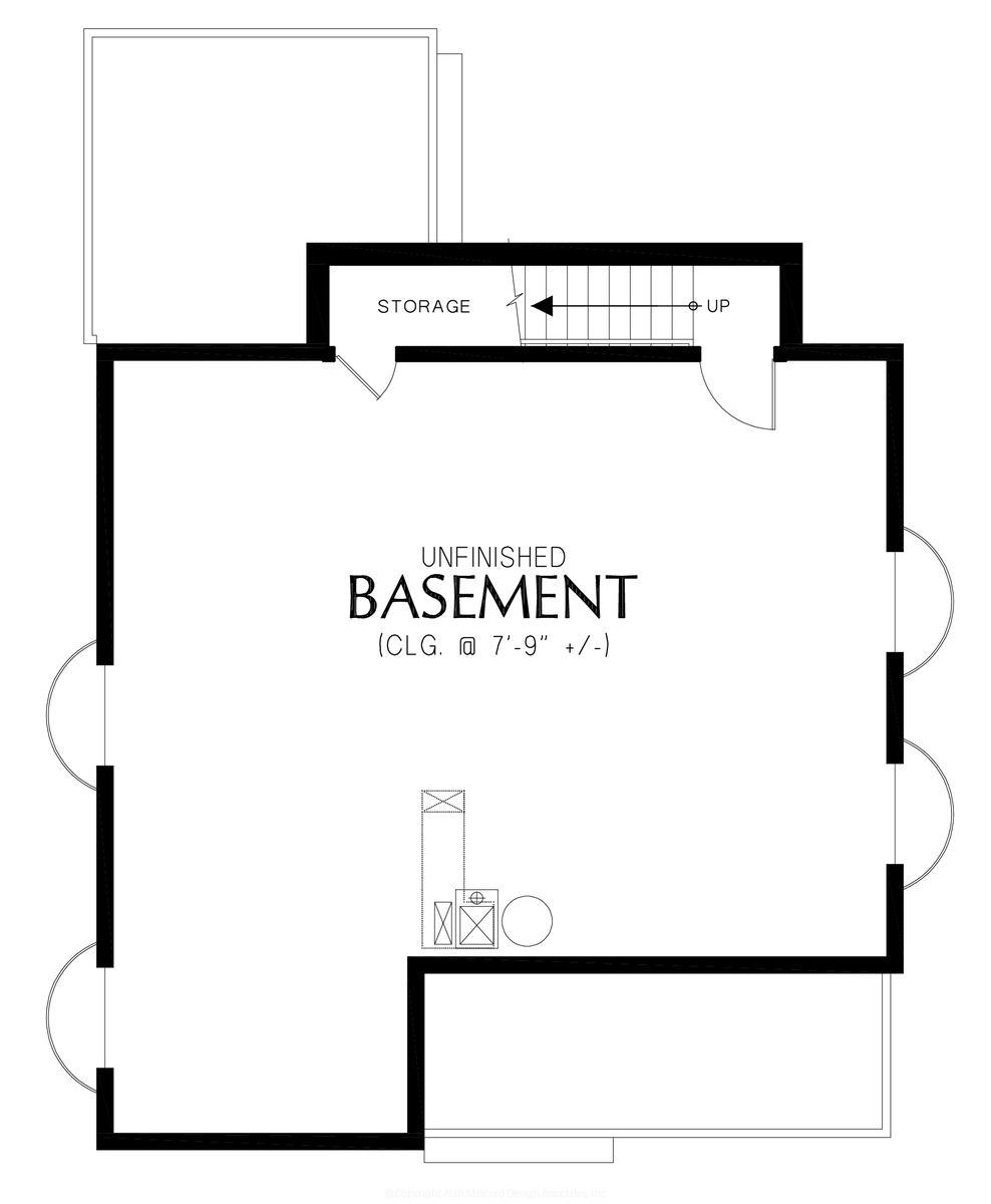 Lower Floor Plan image for Mascord --Lower Floor Plan