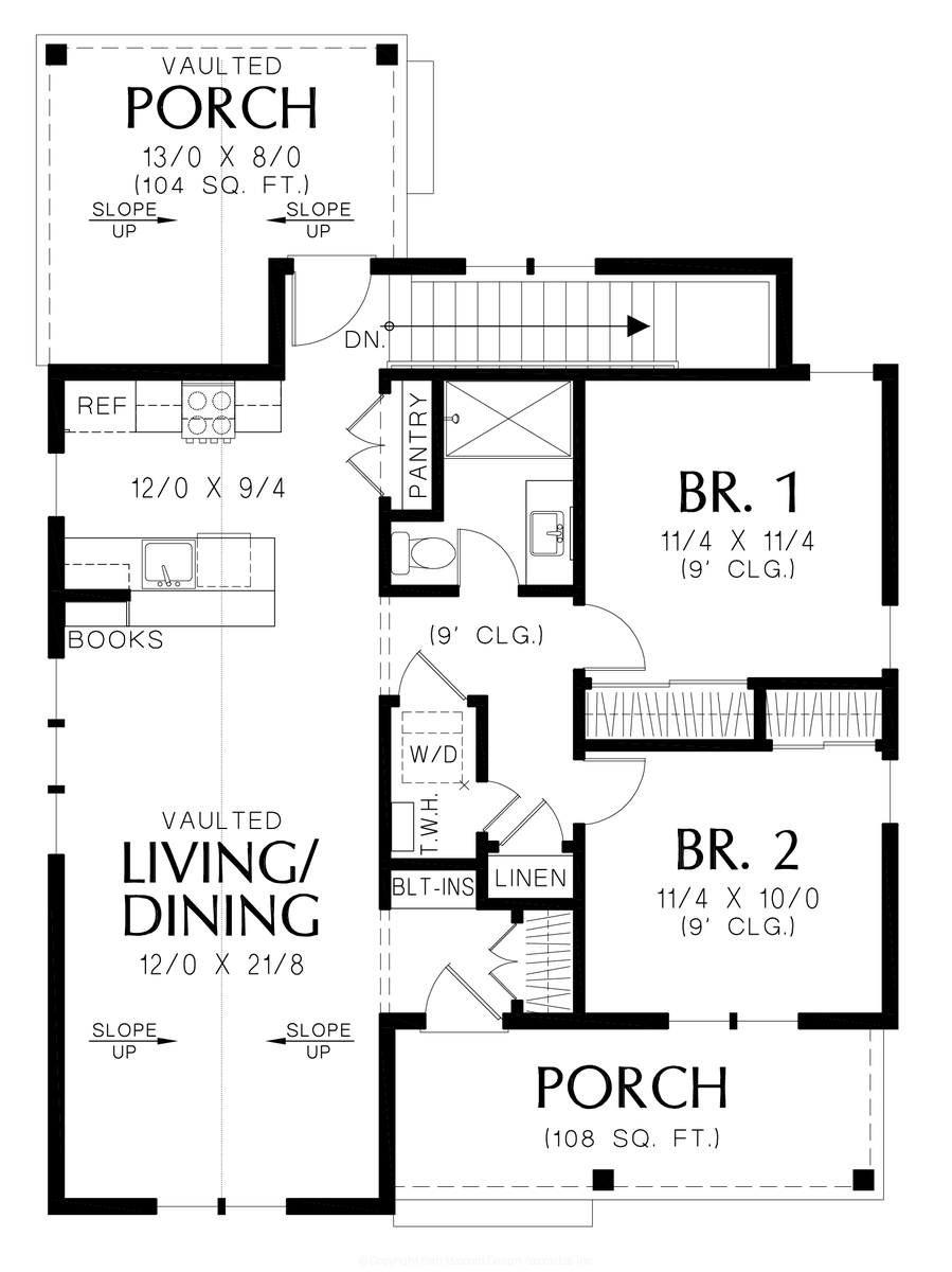 Main Floor Plan image for Mascord --Main Floor Plan