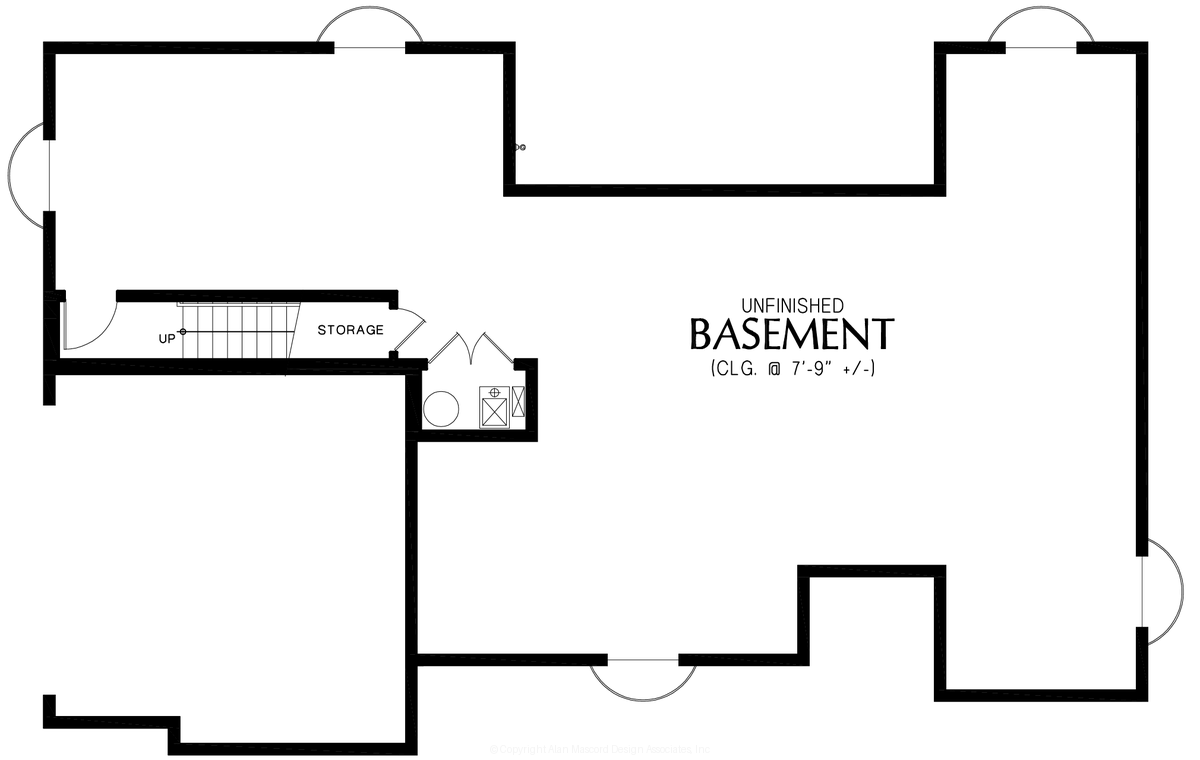 Lower Floor Plan image for Mascord --Lower Floor Plan