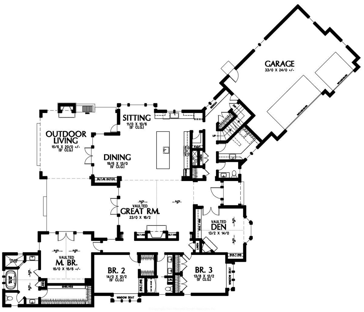 Main Floor Plan image for Mascord --Main Floor Plan