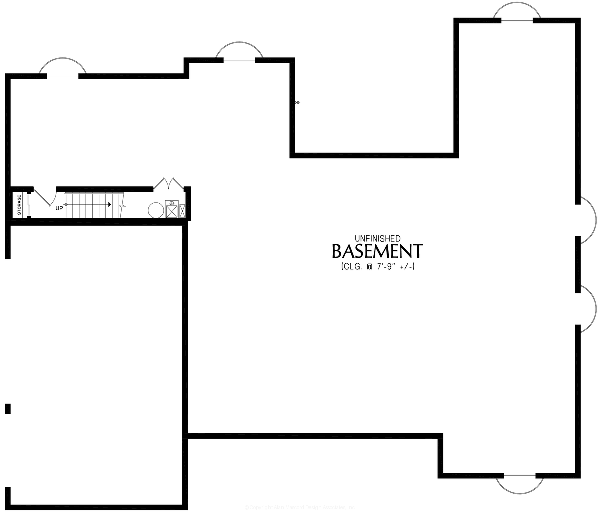 Lower Floor Plan image for Mascord --Lower Floor Plan