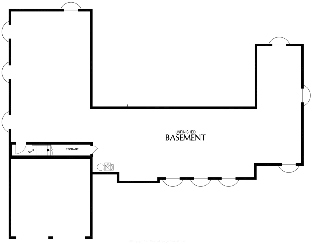 Lower Floor Plan image for Mascord --Lower Floor Plan