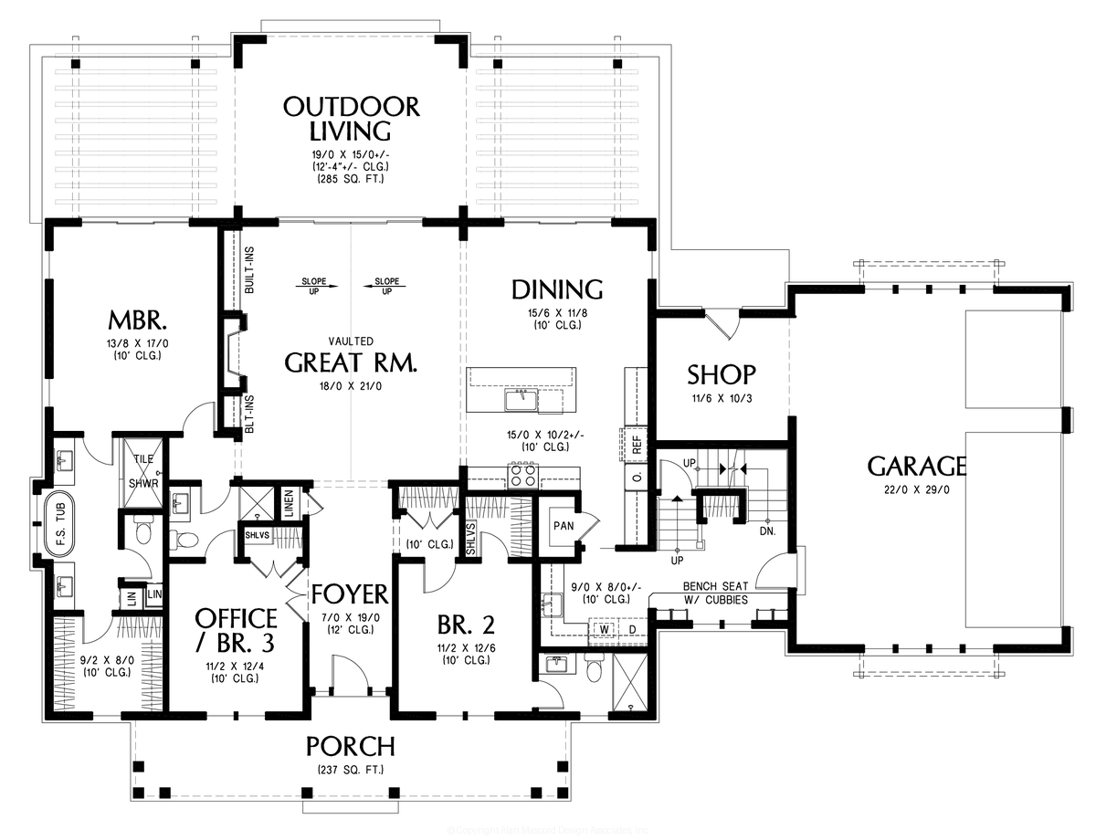 Main Floor Plan image for Mascord --Main Floor Plan