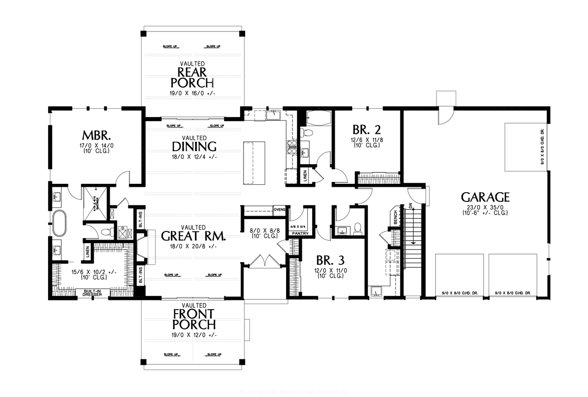 Main Floor Plan image for Mascord --Main Floor Plan
