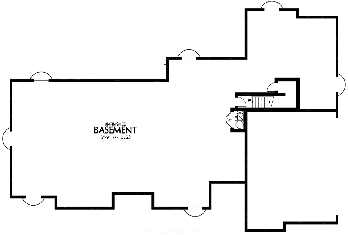 Lower Floor Plan image for Mascord --Lower Floor Plan