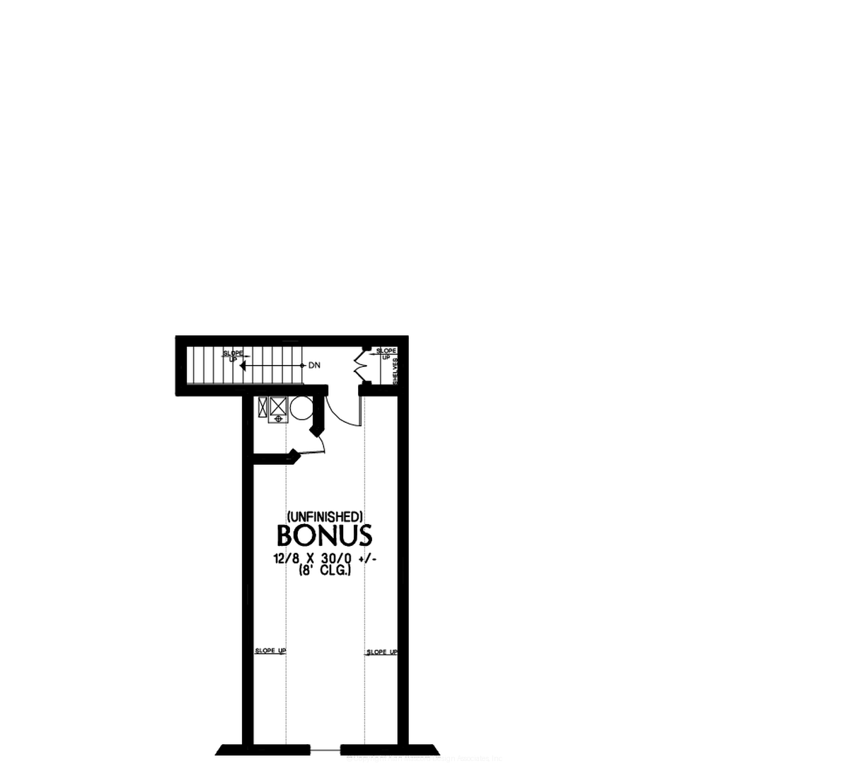 Upper Floor Plan image for Mascord --Upper Floor Plan