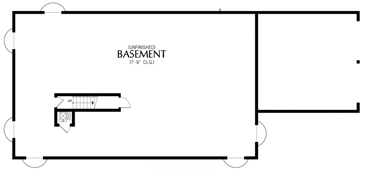 Lower Floor Plan image for Mascord --Lower Floor Plan