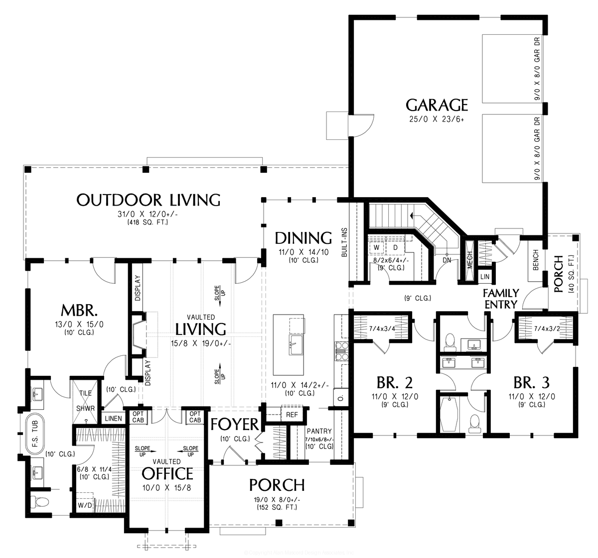 Main Floor Plan image for Mascord --Main Floor Plan