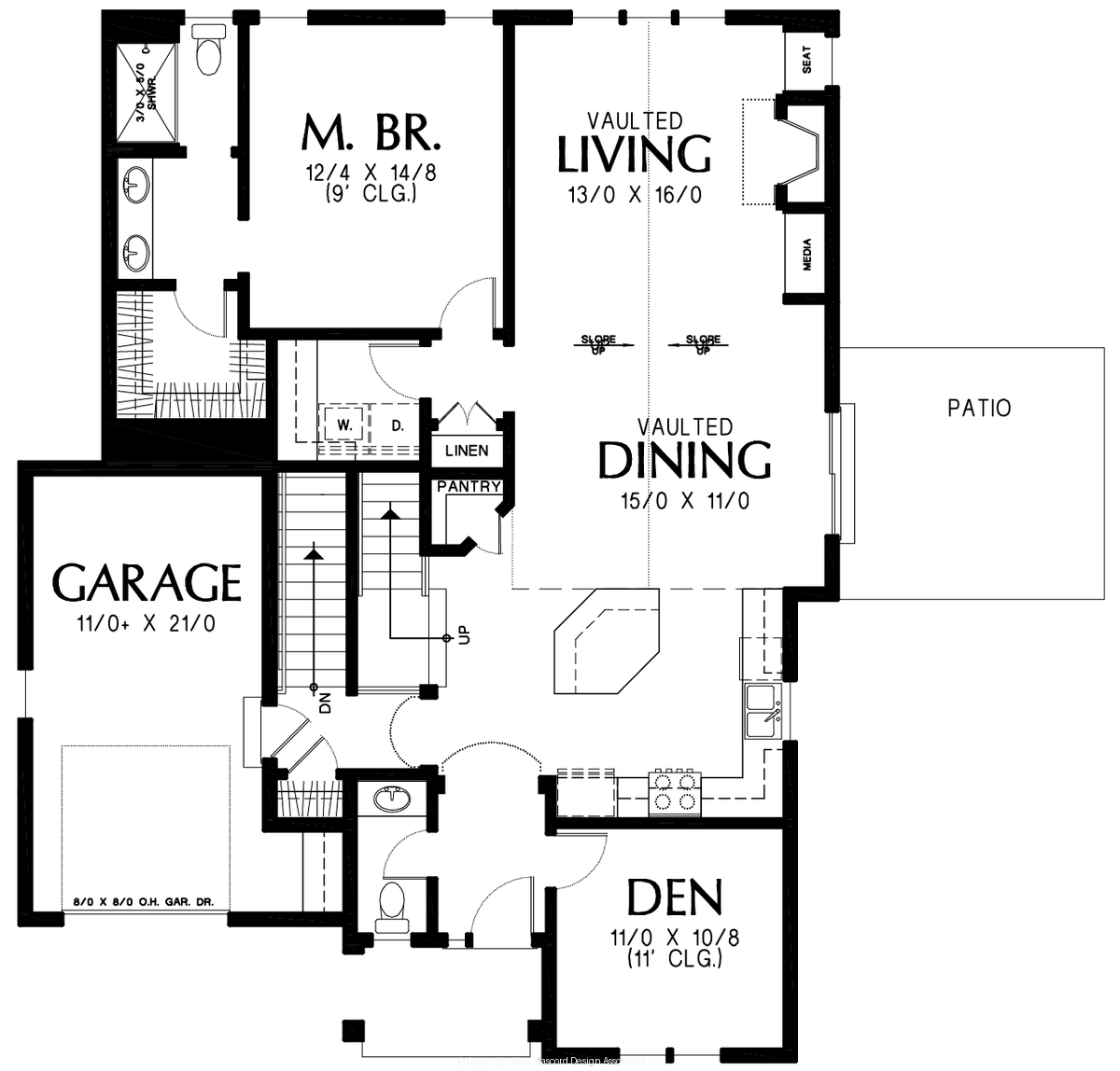 Main Floor Plan image for Mascord --Main Floor Plan