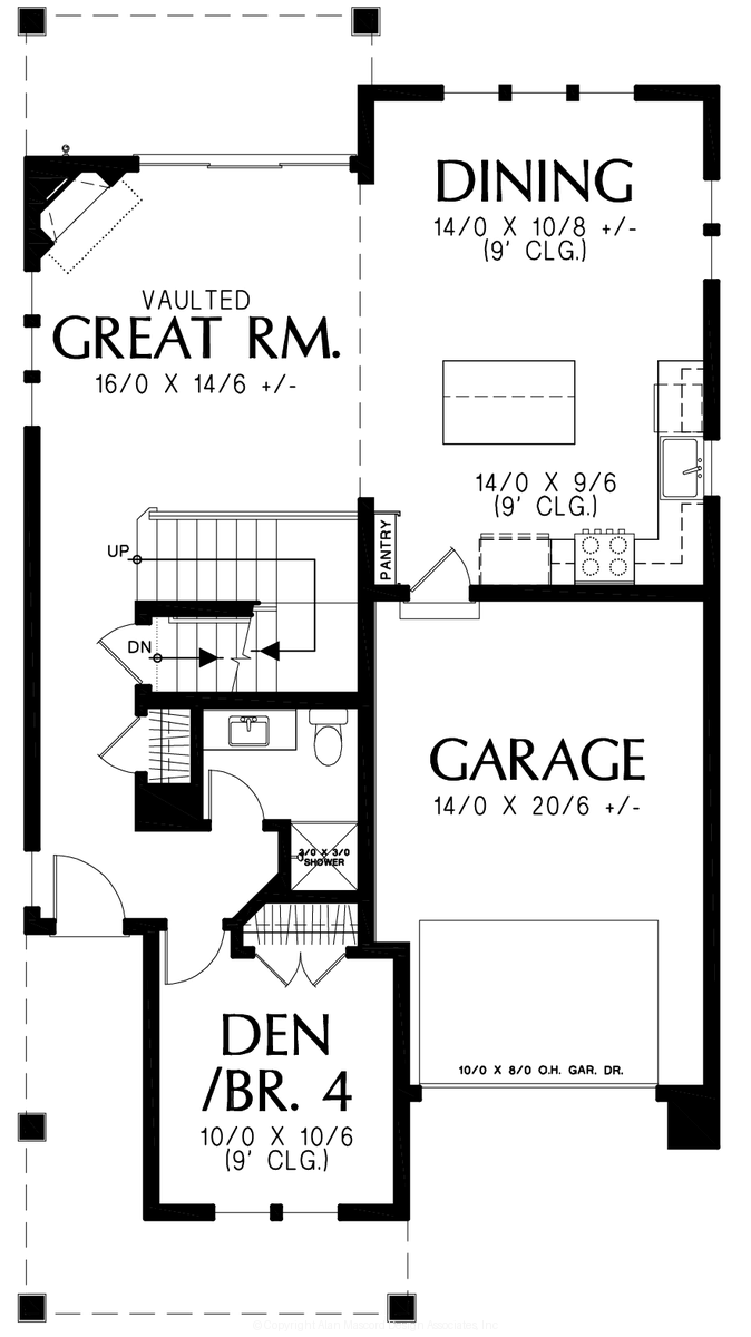 Main Floor Plan image for Mascord --Main Floor Plan