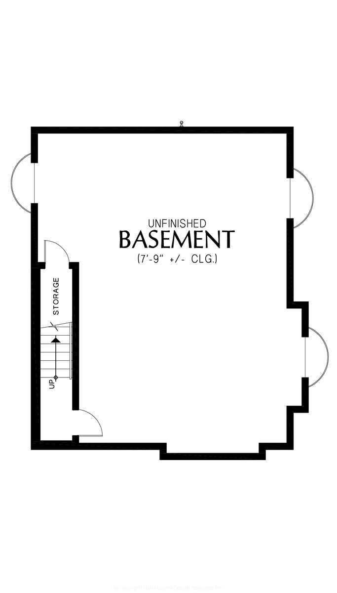 Lower Floor Plan image for Mascord --Lower Floor Plan