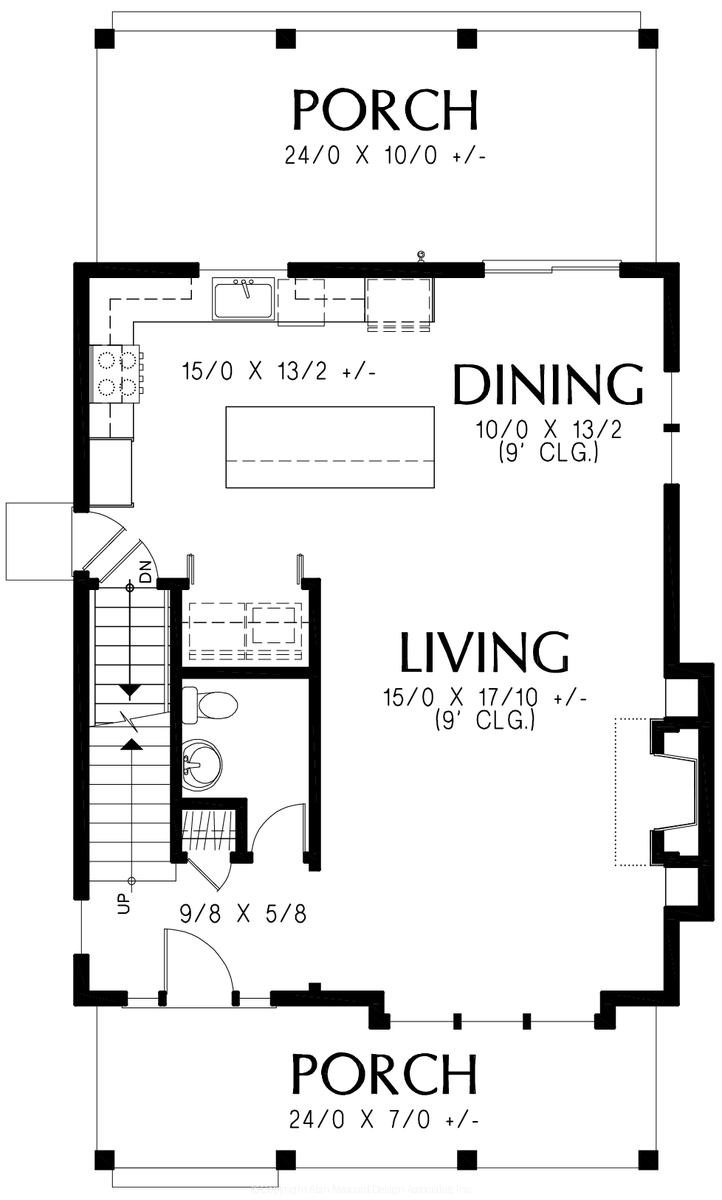 Main Floor Plan image for Mascord --Main Floor Plan
