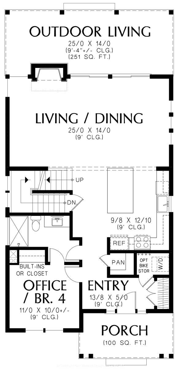 Main Floor Plan image for Mascord --Main Floor Plan