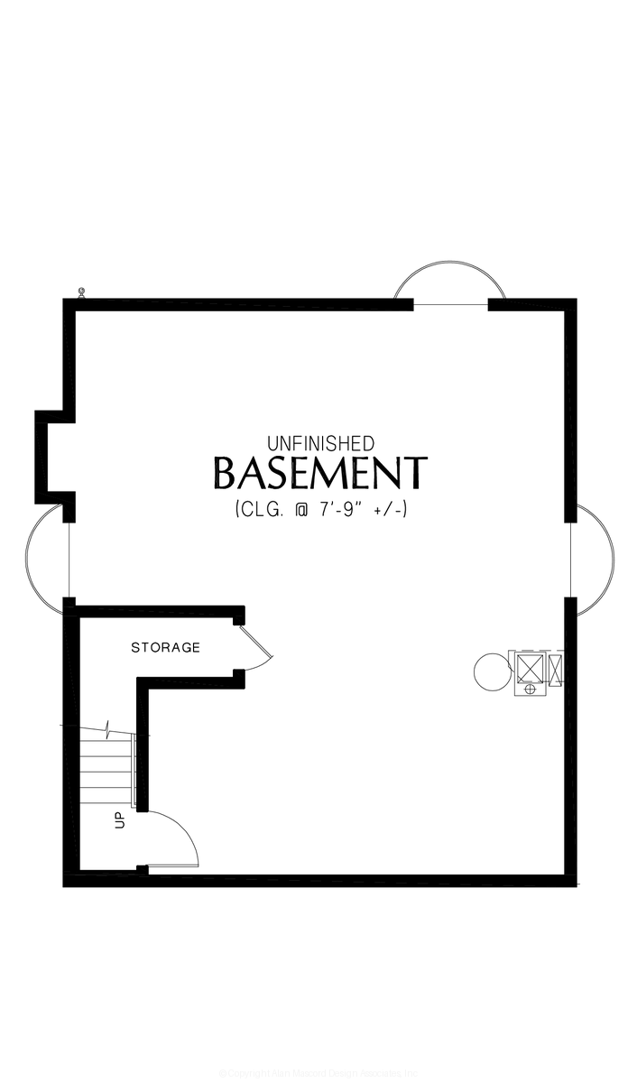 Lower Floor Plan image for Mascord --Lower Floor Plan