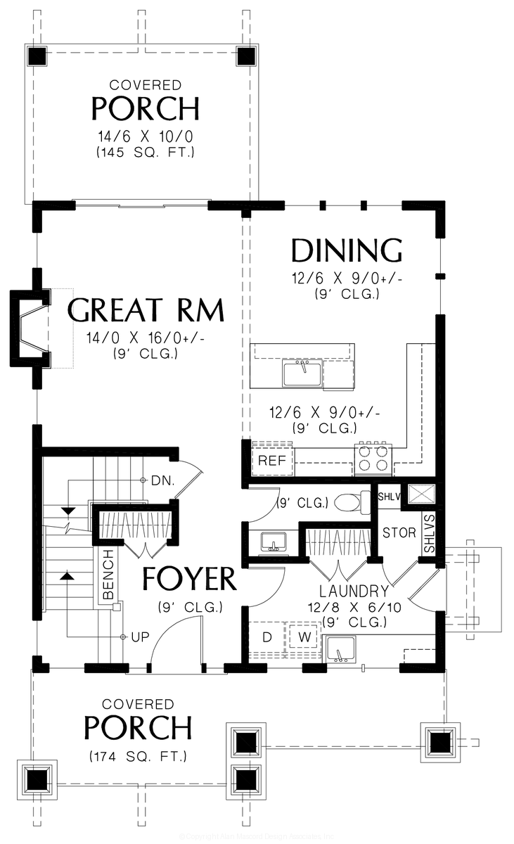 Main Floor Plan image for Mascord --Main Floor Plan
