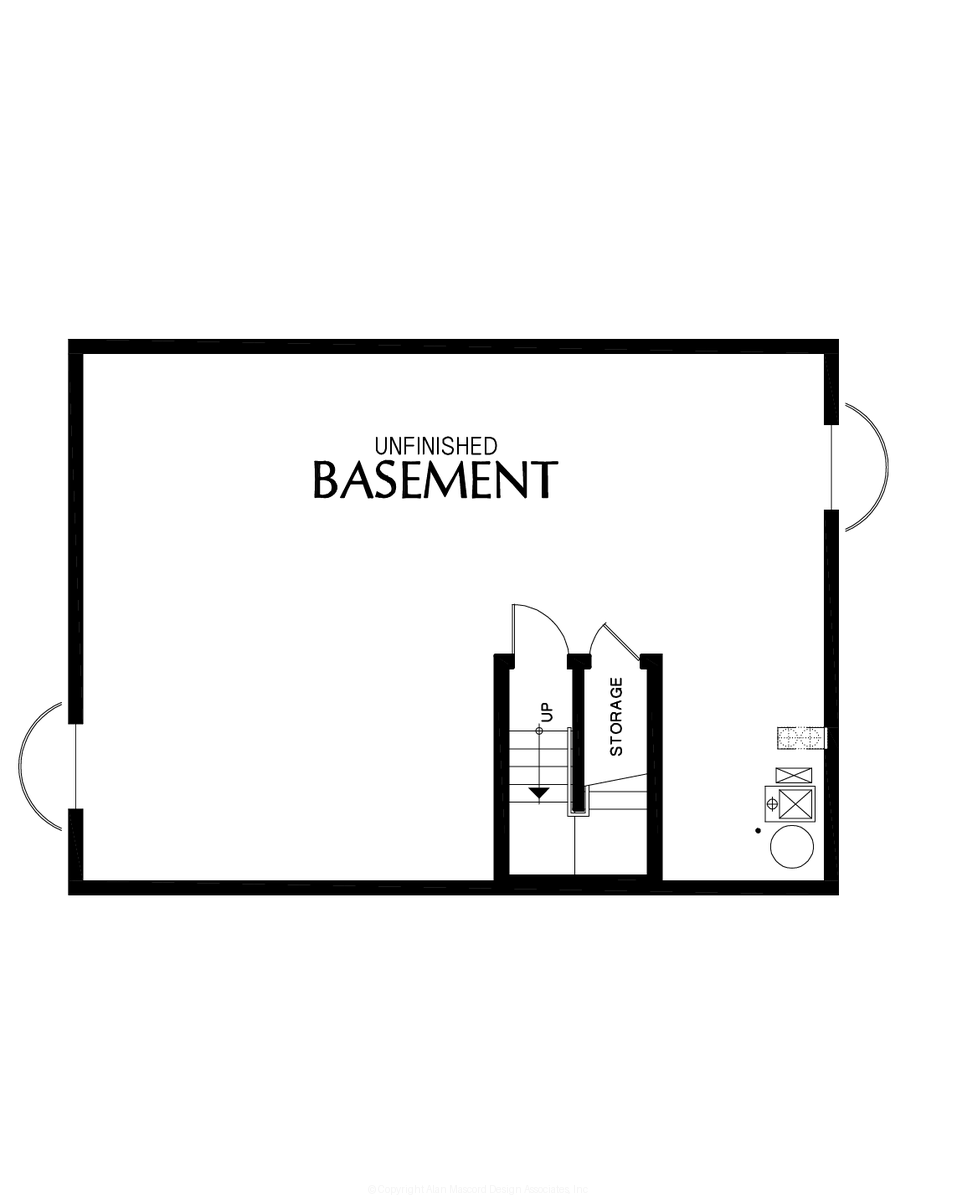Lower Floor Plan image for Mascord --Lower Floor Plan