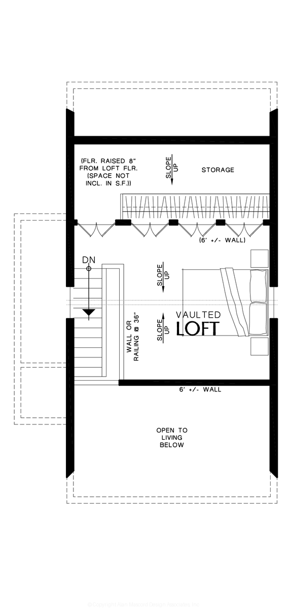 Upper Floor Plan image for Mascord --Upper Floor Plan