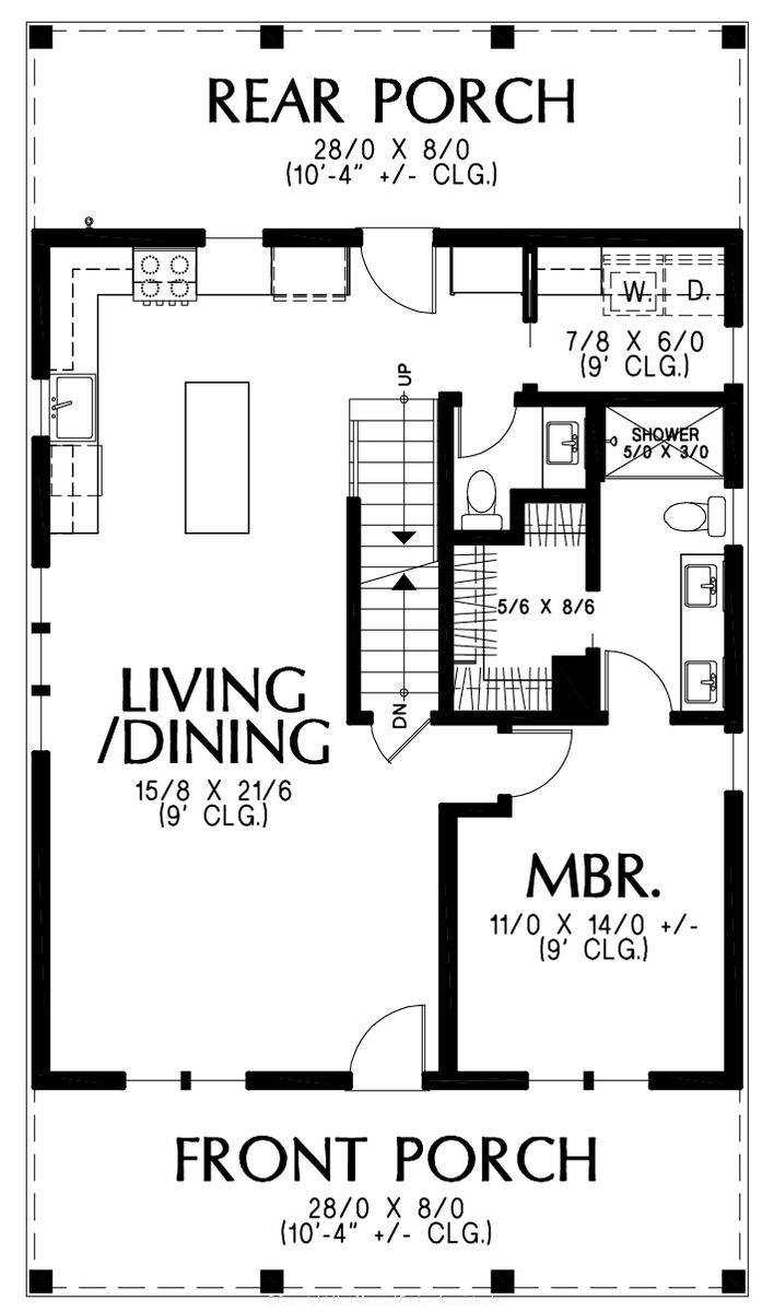Main Floor Plan image for Mascord --Main Floor Plan