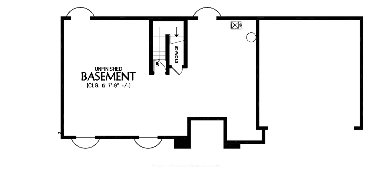 Lower Floor Plan image for Mascord --Lower Floor Plan