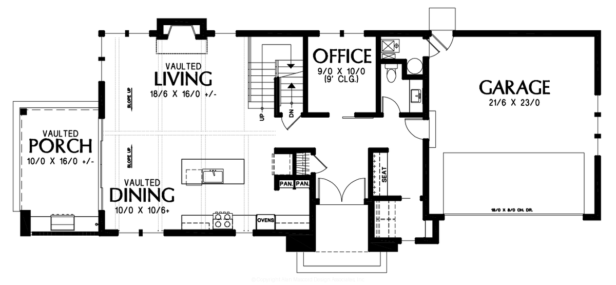 Main Floor Plan image for Mascord --Main Floor Plan