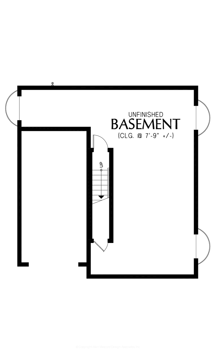 Lower Floor Plan image for Mascord --Lower Floor Plan