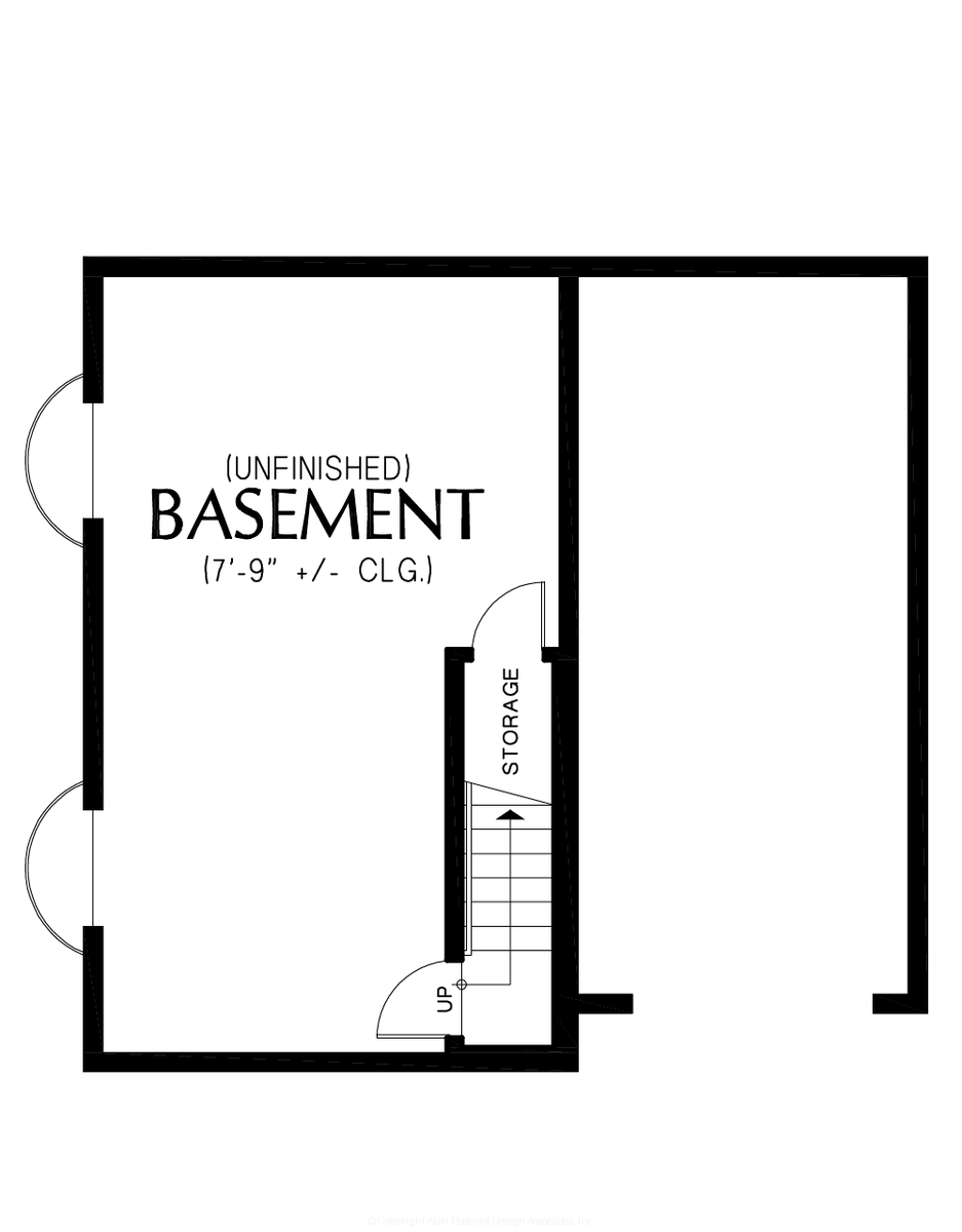 Lower Floor Plan image for Mascord --Lower Floor Plan