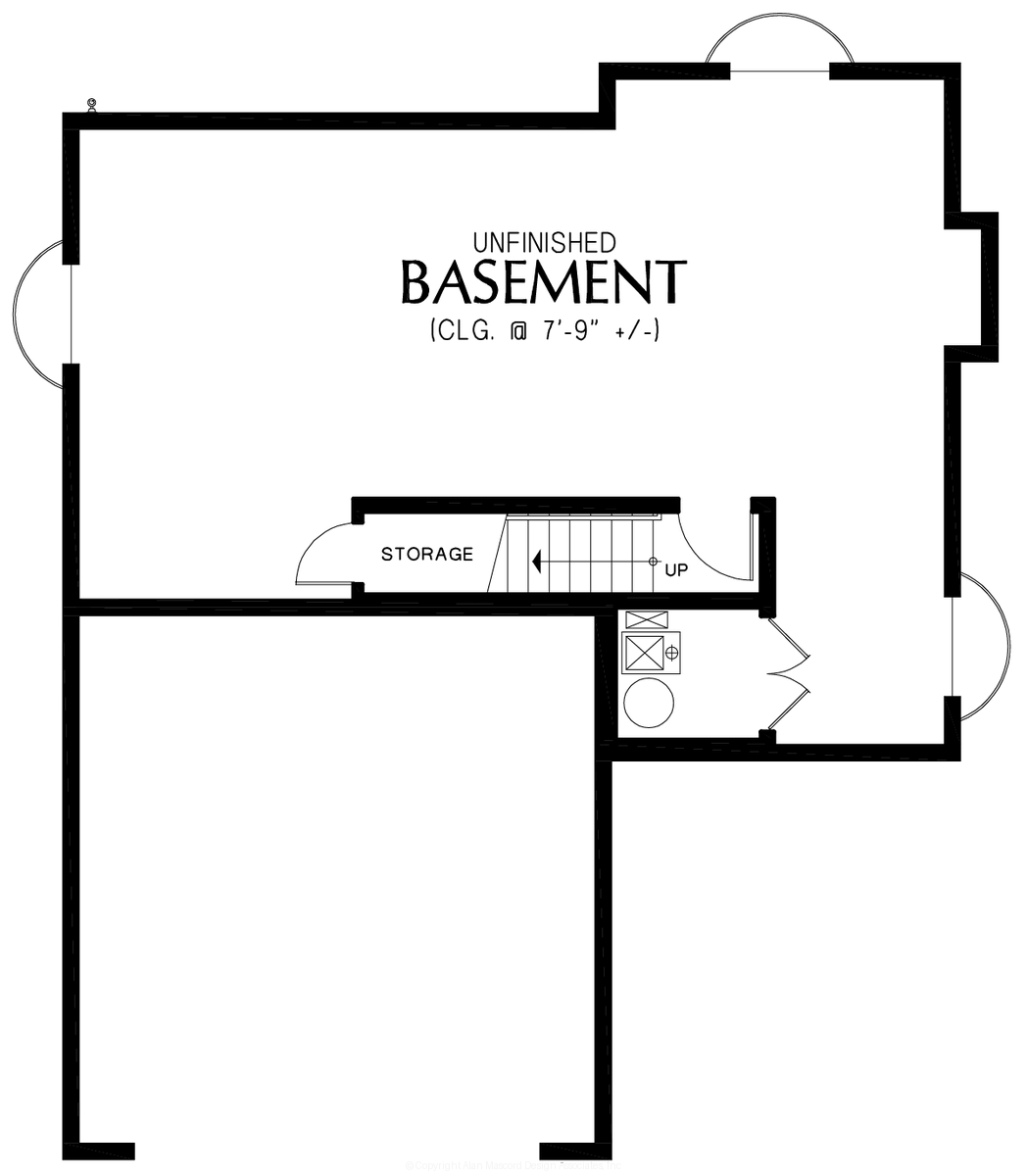 Lower Floor Plan image for Mascord --Lower Floor Plan