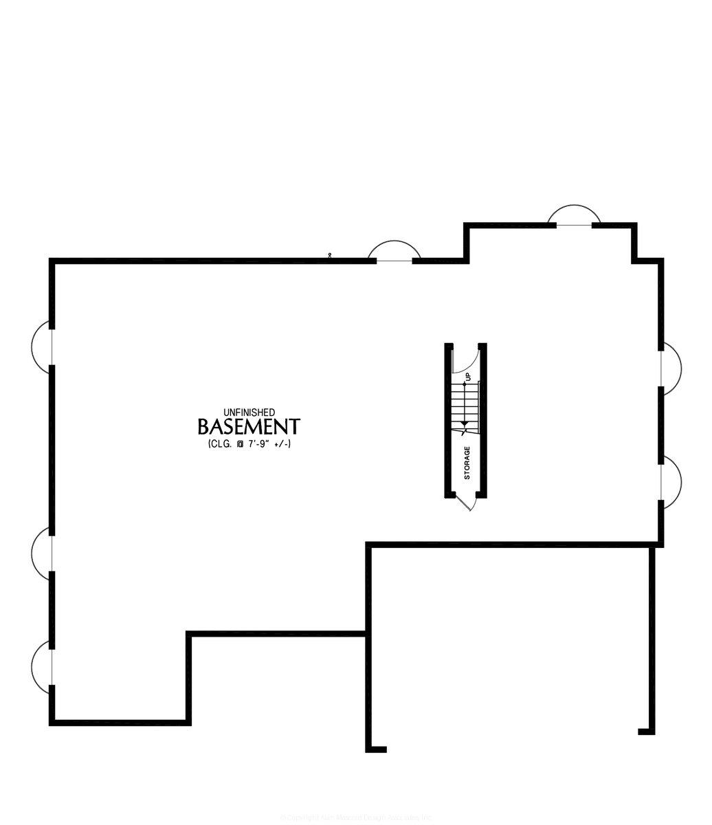 Lower Floor Plan image for Mascord --Lower Floor Plan