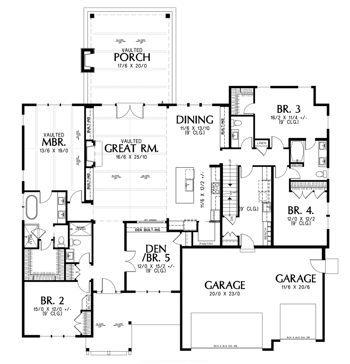 Main Floor Plan image for Mascord --Main Floor Plan