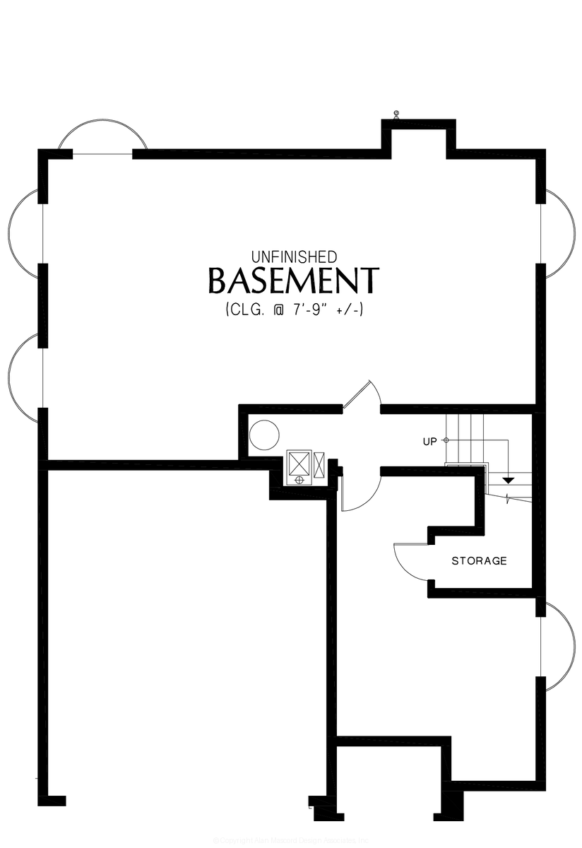 Lower Floor Plan image for Mascord --Lower Floor Plan