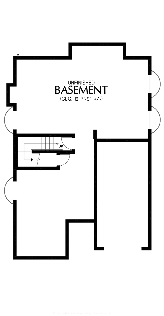 Lower Floor Plan image for Mascord --Lower Floor Plan