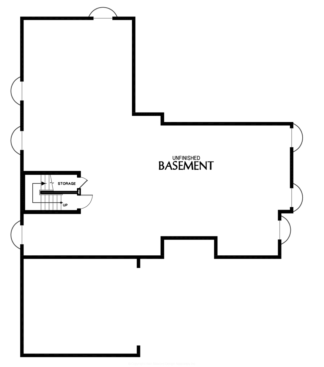 Lower Floor Plan image for Mascord --Lower Floor Plan
