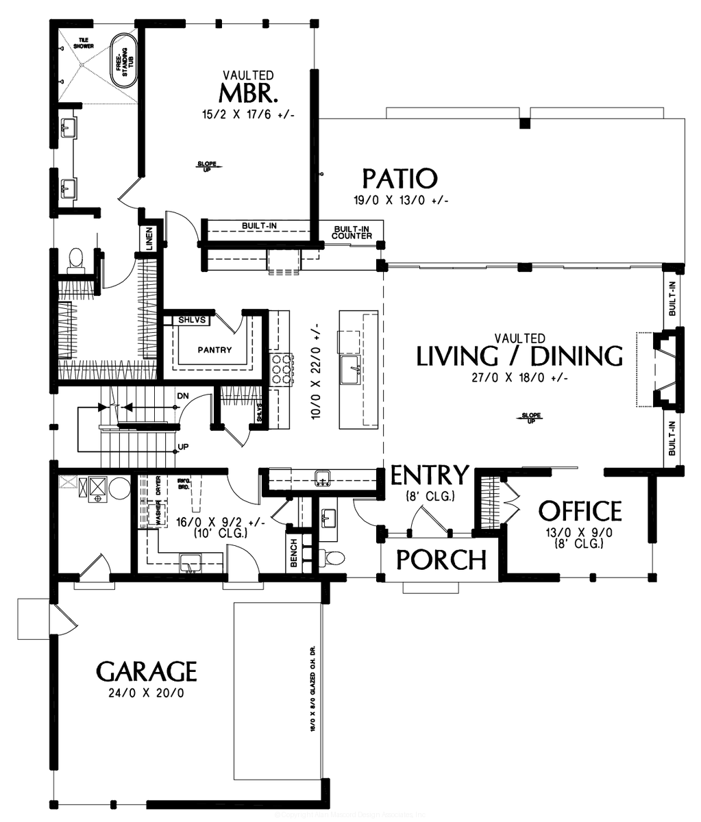 Main Floor Plan image for Mascord --Main Floor Plan