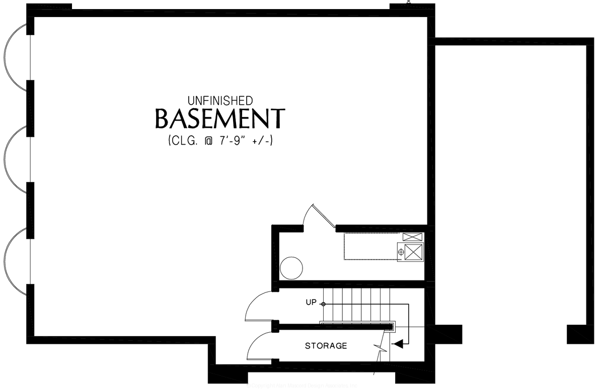Lower Floor Plan image for Mascord --Lower Floor Plan