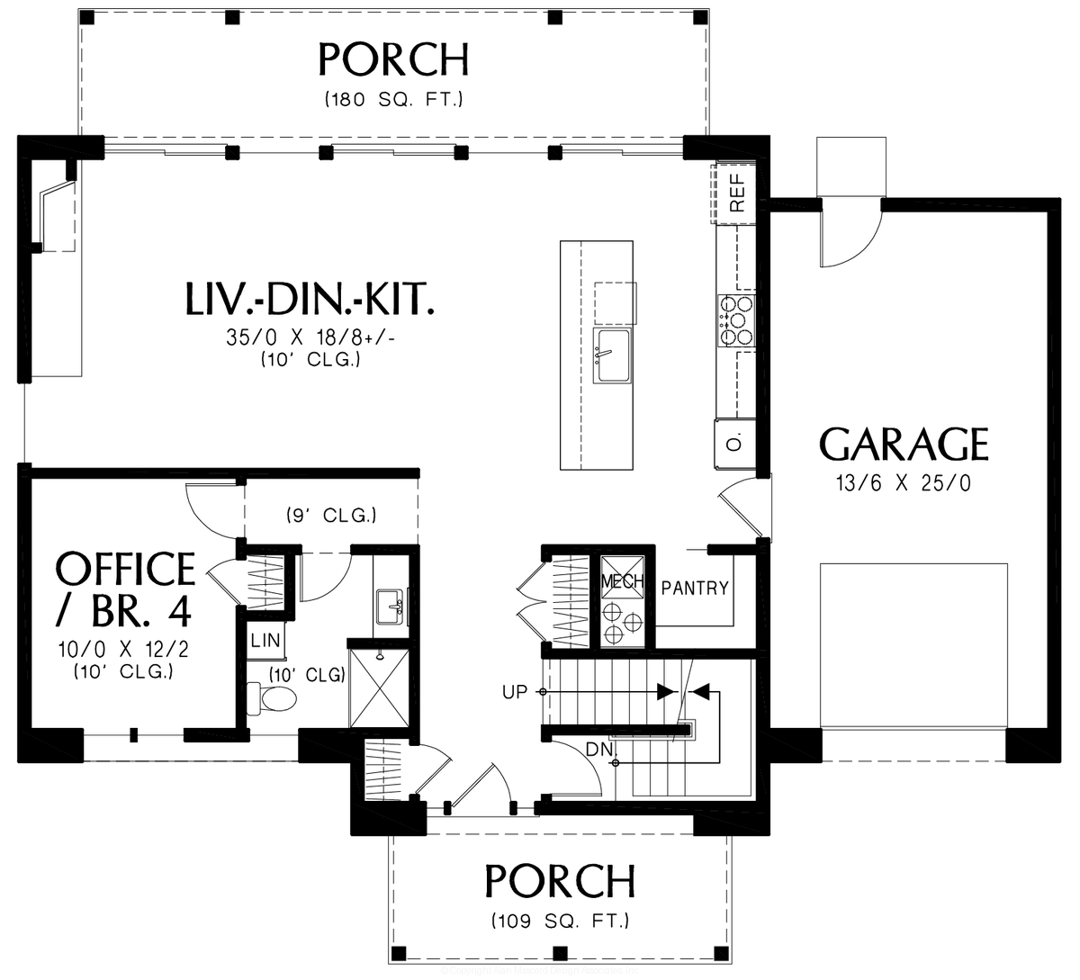 Main Floor Plan image for Mascord --Main Floor Plan