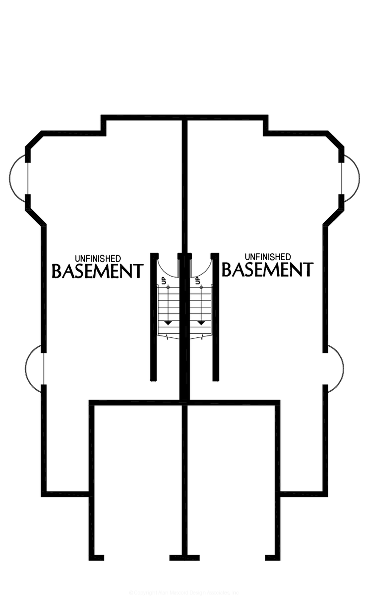 Lower Floor Plan image for Mascord --Lower Floor Plan